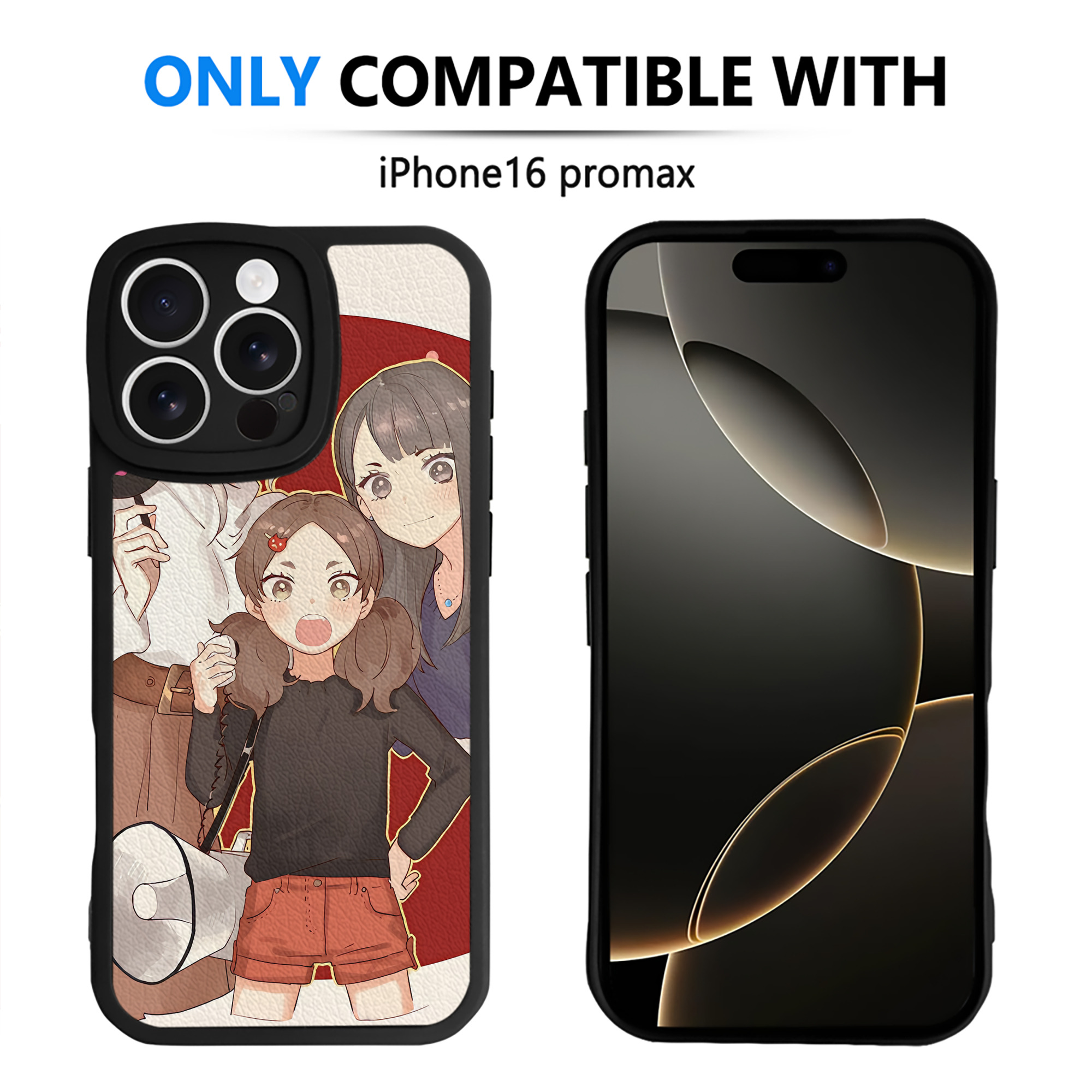 （画像用） ハイキュー!! Haikyu!! 【iPhone 16シリーズ対応】シリコンスマホケース（レザー調） 材質：シリコン